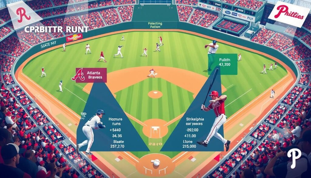 atlanta braves vs phillies player stats